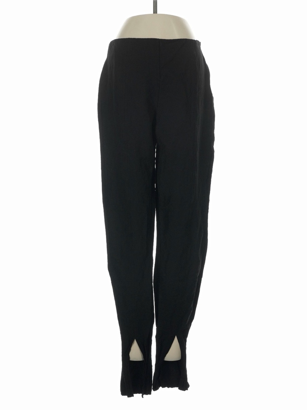 Toteme Black Split-Hem Trousers